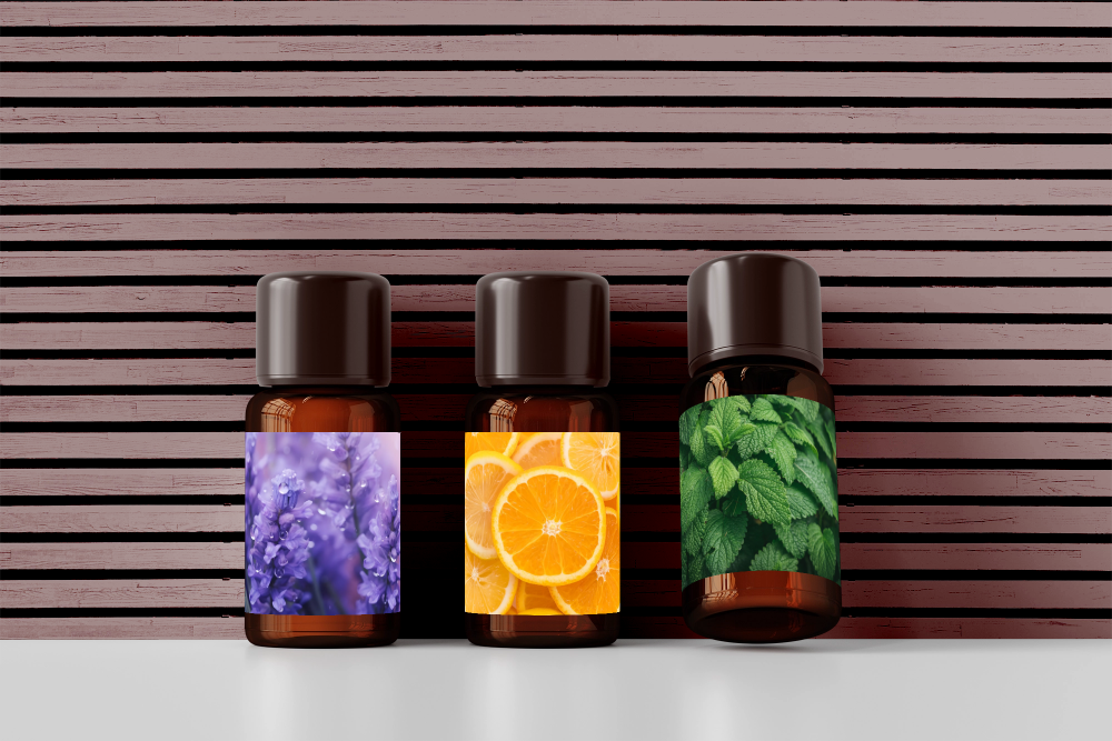 Kit 3 Aceites Esenciales – Naranja, Menta y Lavanda